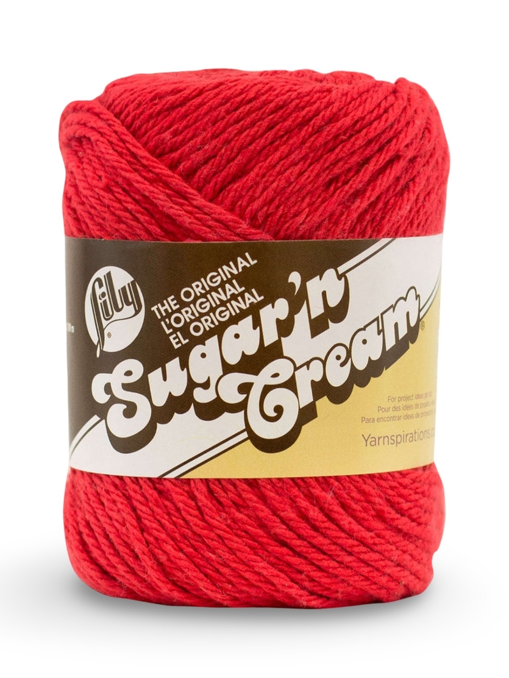 Lily Sugar'n Cream Cotton Yarn — Red ♥️